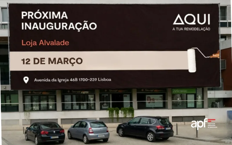 A rede AQUI a tua Remodelação inaugura nova unidade em Alvalade e reforça a expansão do seu modelo de franchising no setor das remodelações em Portugal.