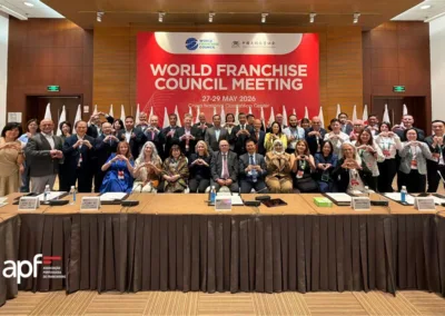 APF marca presença na primeira reunião do World Franchise Council de 2026 em Pequim, na China