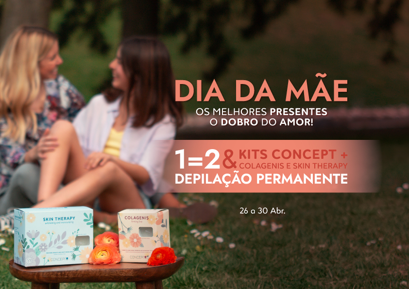 DepilConcept festeja o Dia da Mãe com o dobro do amor