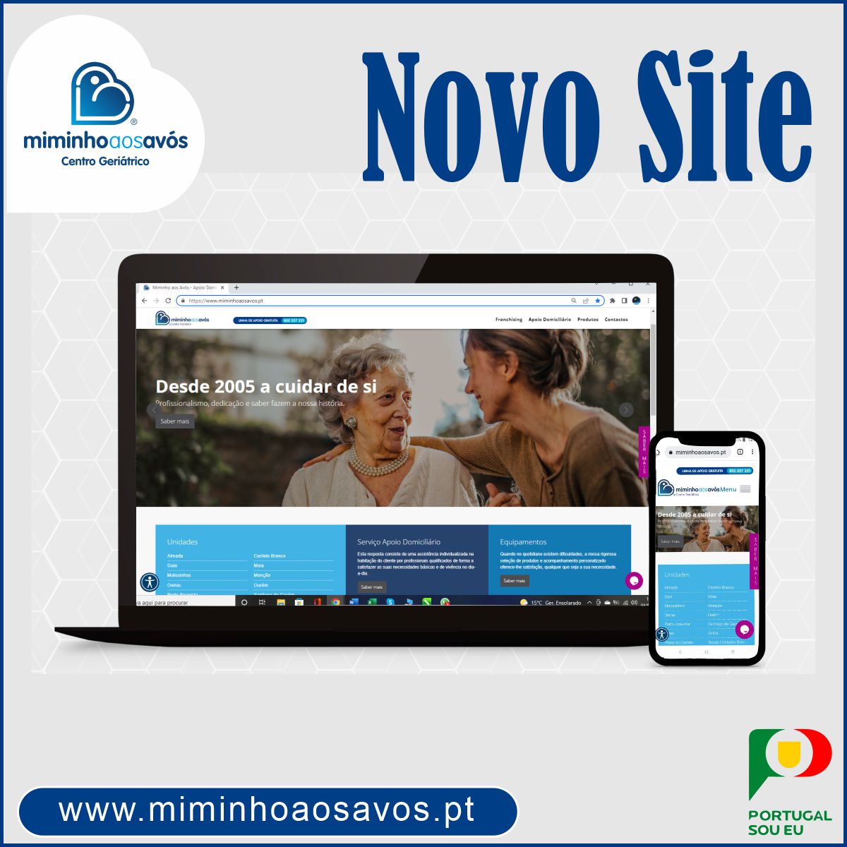 Miminho aos Avós tem site mais acessível